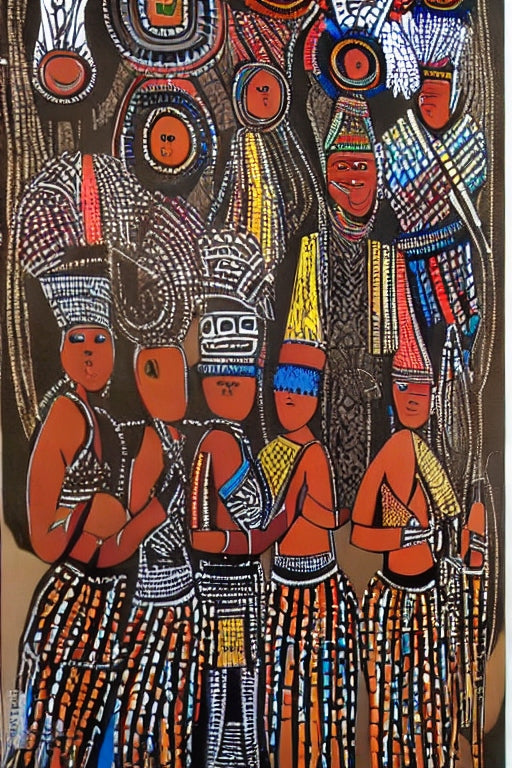 African Wall Art | Abstract African Art | Tribal Art 9