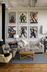 Avengers Wall Art Hulk Thor Digital Download