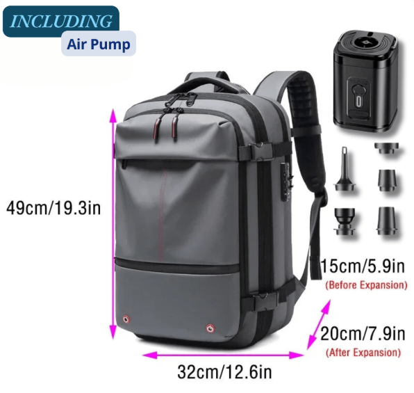 JetPack Pro – Travel Smart with Vacuum Compression & Waterproof Design ...
