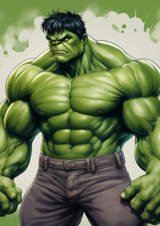 Hulk Wall Art Digital Download for Superhero Enthusiasts